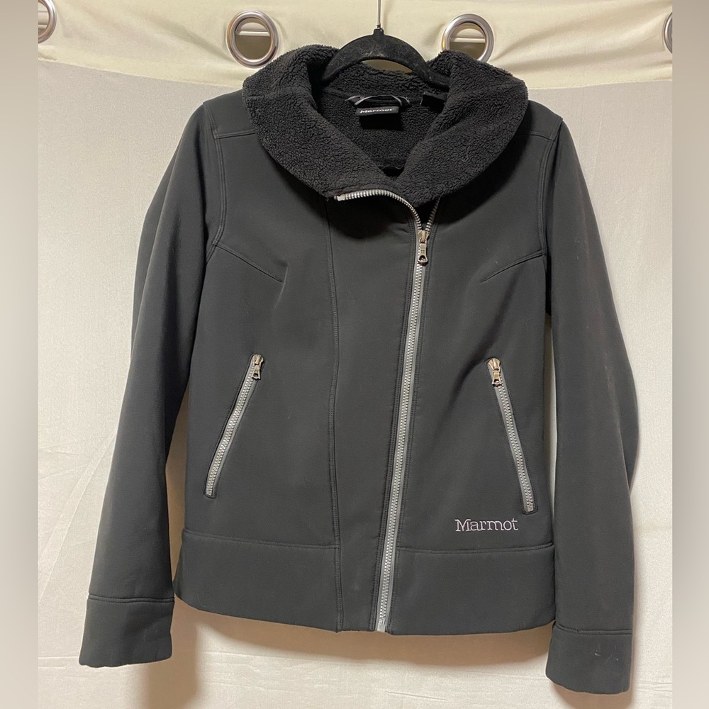 Marmot Fleece Lined Soft Shell Jacket Size Small